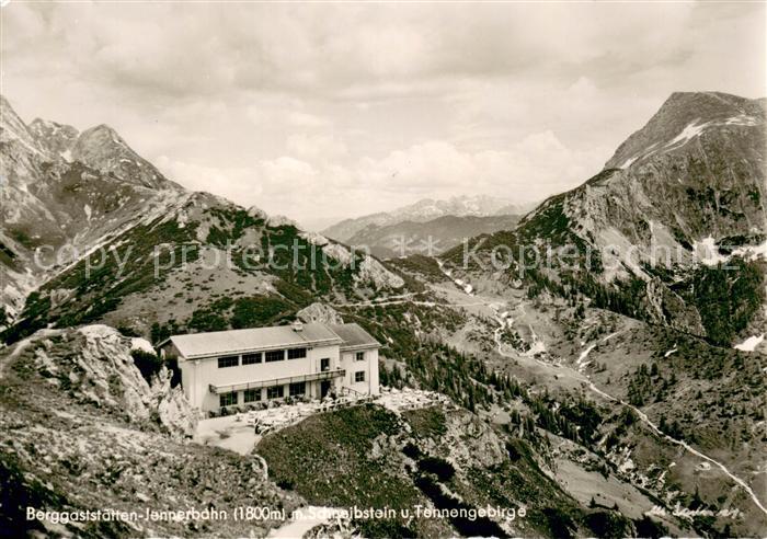 BERCHTESGADEN Bayern Berggaststaetten Jennerbahn Schneibstein und Tennengebirge