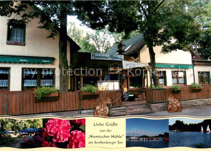 Senftenberg Niederlausitz Niemtscher Muehle am Senftenberger See Restaurant Bier