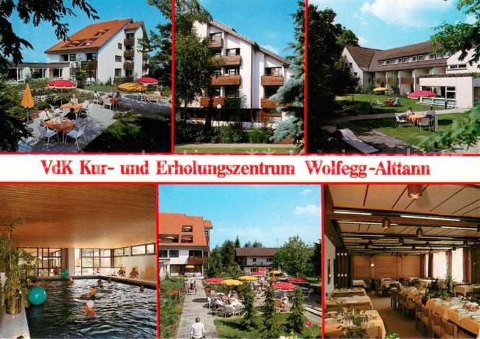 Alttann Allgaeu VdK Kur- und Erholungszentrum Restaurant Terrasse Hallenbad