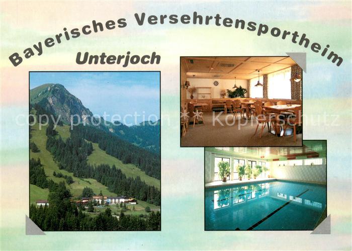 Hindelang Bayerisches Versehrtensportheim Unterjoch Hallenbad Panorama Alpen
