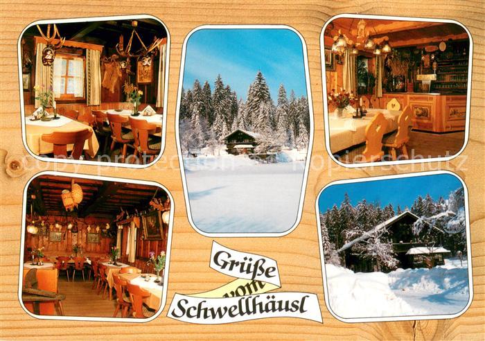 Zwiesel Niederbayern Schwellhaeusl Gaststaette Winterimpressionen