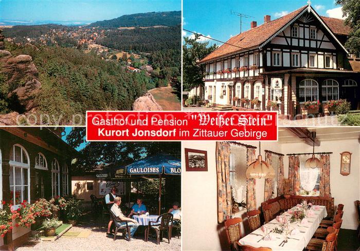 Jonsdorf Gasthof Pension Weisser Stein Restaurant Landschaftspanorama Zittauer G