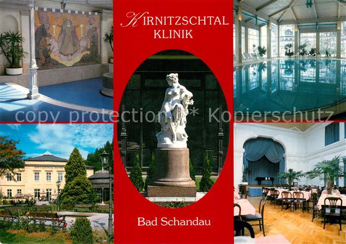 Bad Schandau Kirnitzschtal Klinik Speisesaal Park Hallenbad Statue