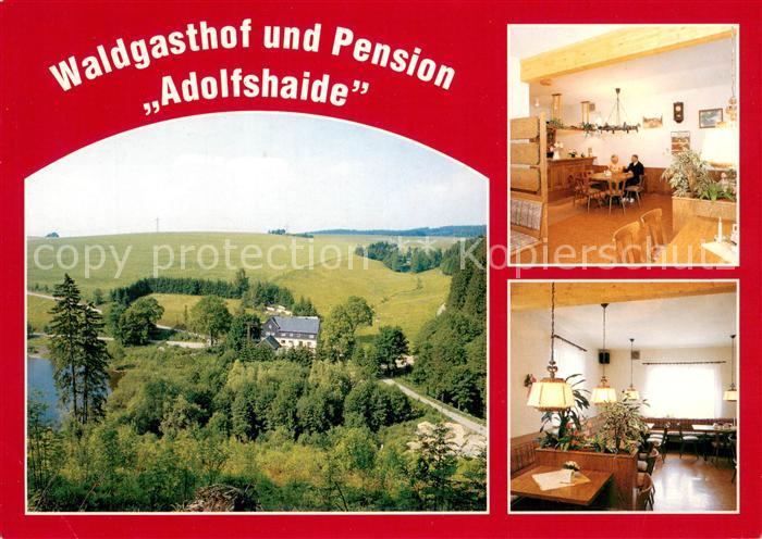 Wurzbach Waldgasthof Pension Adolfshaide Gaesteraum Landschaftspanorama