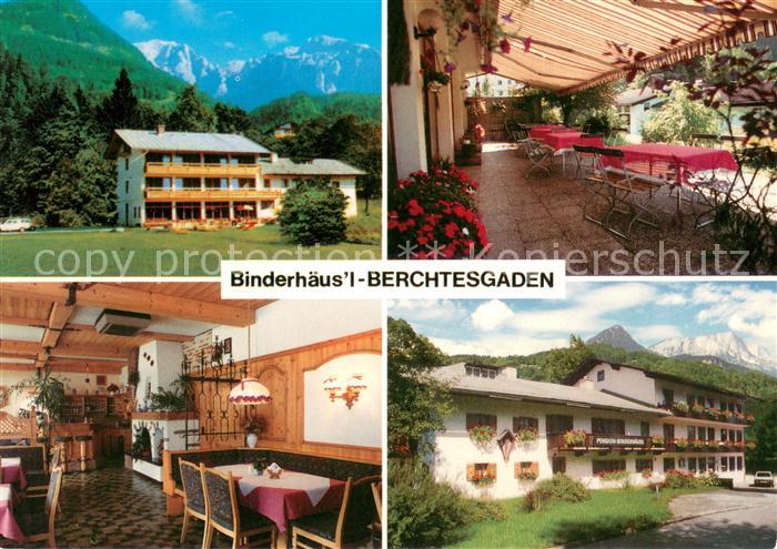 BERCHTESGADEN Bayern Hotel Pension Restaurant Binderhaeus l Alpenblick