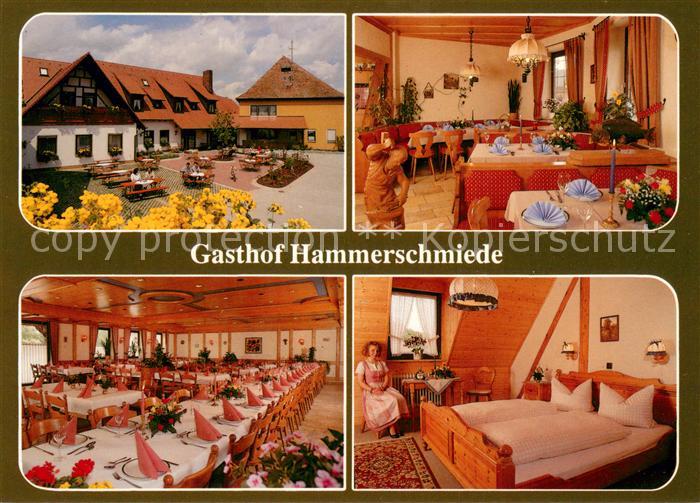 Gerhardshofen Gasthof Hammerschmiede Restaurant Fremdenzimmer