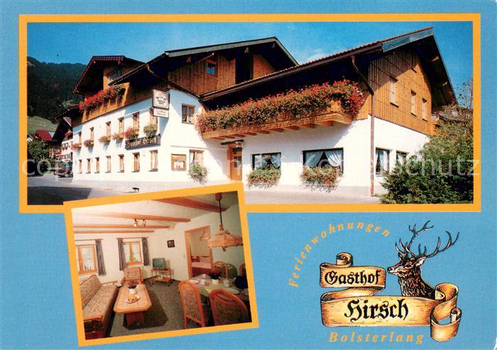 Bolsterlang Gasthof Hirsch Gaestezimmer Ferienwohnungen