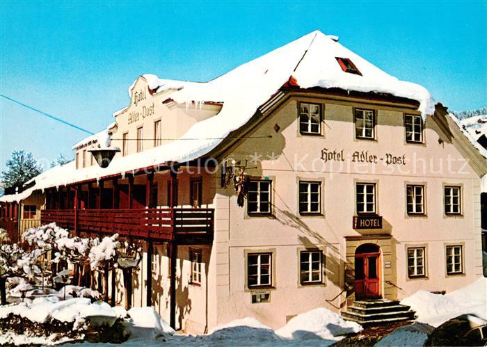 Hindelang Hotel Adler Post im Winter
