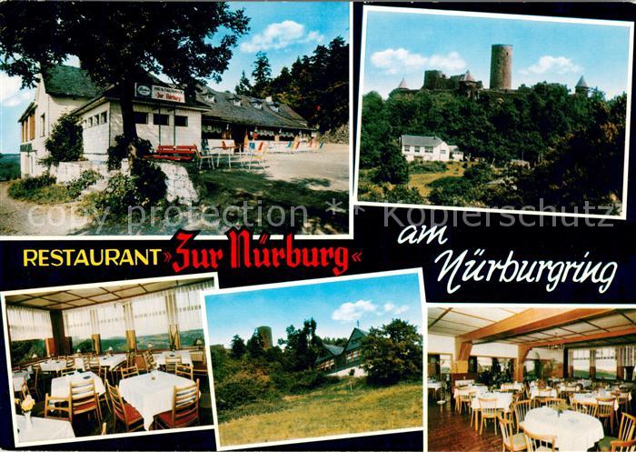 Nuerburg Restaurant zur Nuerburg am Nuerburgring Burgruine