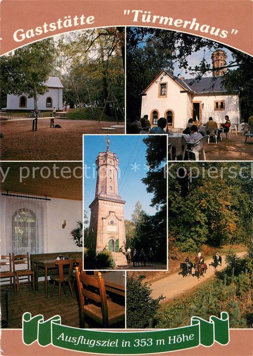 Rochlitz Sachsen Gaststaette Tuermerhaus Friedrich August Turm Rochlitzer Berg A