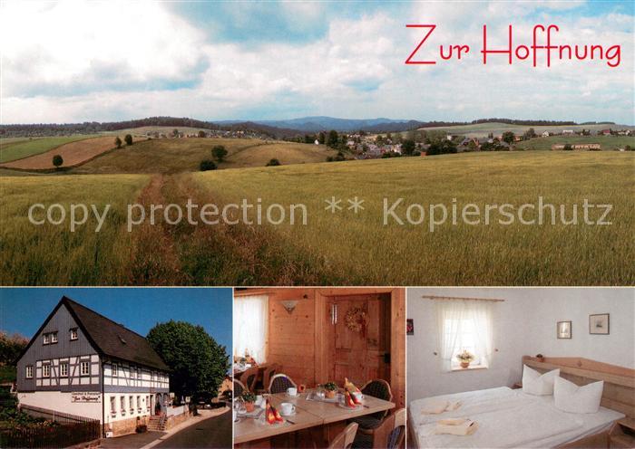 Hinterhermsdorf Gasthof Pension Zur Hoffnung Landschaftspanorama