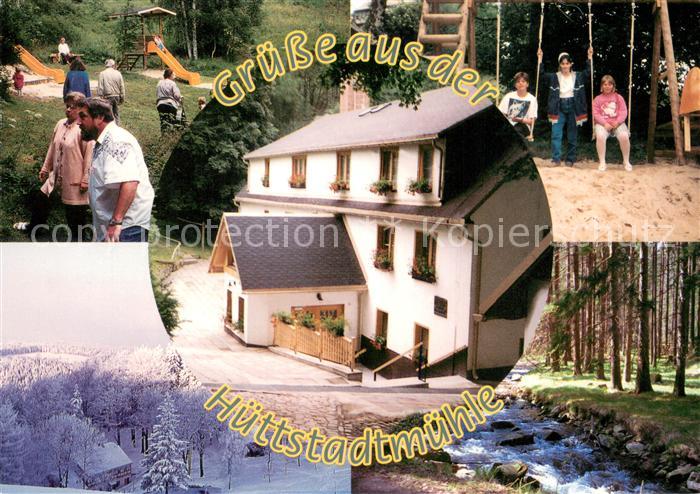 Zoeblitz Sachsen Bibel- und Erholungsheim Huettstadtmuehle im Erzgebirge Natur W