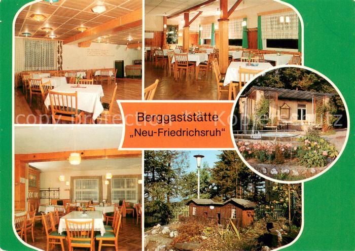 Affalter Berggaststaette Neu-Friedrichsruh Saal Gartenanlage Gaststube Miniatura