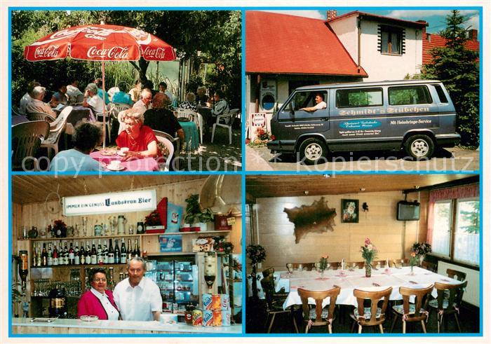 Goerlitz Sachsen Schmidt's Stuebchen Gaststaette Terrasse