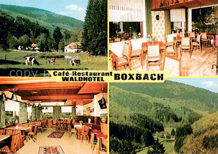 Boxbach Cafe Restaurant Waldhotel Landschaftspanorama