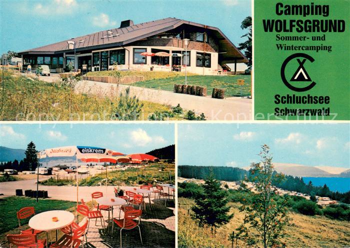 Schluchsee Camping Wolfsgrund SB-Markt Restaurant Landschaftspanorama Schwarzwal