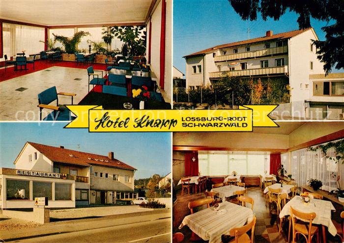 Rodt Lossburg Hotel Knapp im Schwarzwald Restaurant Cafe