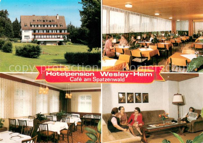Wuestenrot Hotel Pension Wesley-Heim Cafe am Spatzenwald