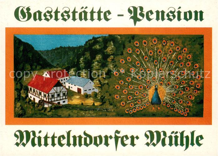 Kirnitzschtal Bad Schandau Gaststaette Pension Mittelndorfer Muehle Pfau