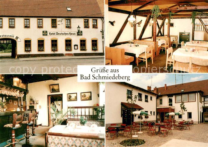 Bad Schmiedeberg Hotel Deutsches Haus Restaurant Terrasse