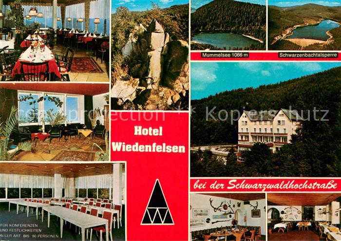 Sand Buehl Hotel Restaurant Wiedenfelsen Mummelsee Schwarzenbachtalsperre Schwar