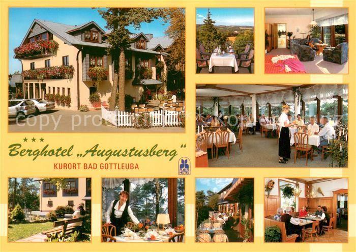 Bad Gottleuba-Berggiesshuebel Berghotel Augustusberg Restaurant Terrasse