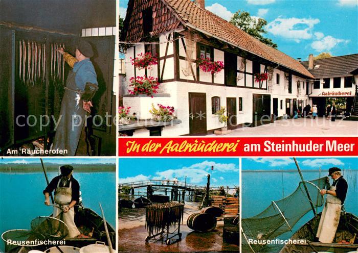 Steinhude am Meer Allraeucherei am Steinhuder Meer Raeucherofen Reusenfischerei