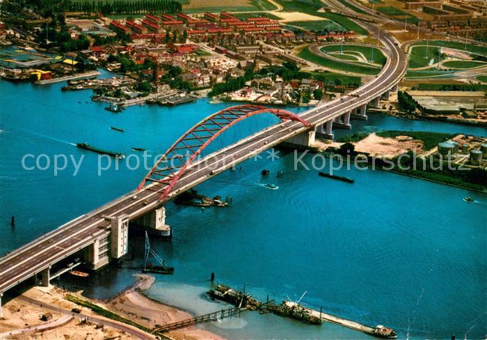 Rotterdam Van Brienenoordbrug luchtopname