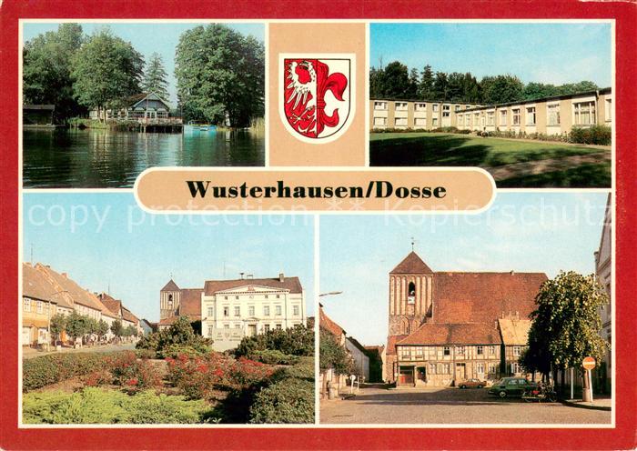 Wusterhausen Dosse 750 Jahre Anglerheim Ferienheim des Zahnradwerkes Pritzwalk M