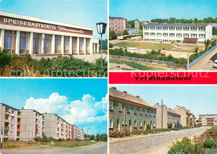 Ferdinandshof Konsum-Speisegaststaette Wiesenperle Kindergarten Freundschaft Str