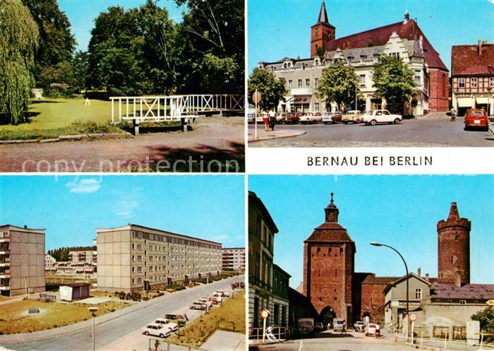 Bernau Berlin Schwanenteich Karl Marx Platz Puschinstrasse Steintor Hungerturm