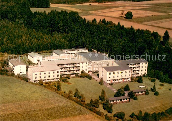 Bad Steben LVA Sanatorium Frankenwarte im Frankenwald Fliegeraufnahme