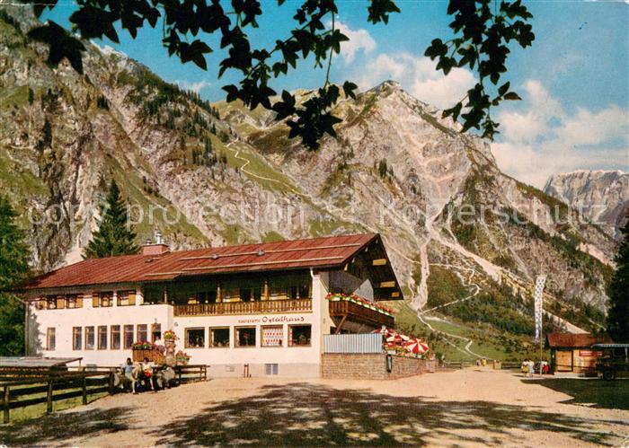 Oberstdorf Berggasthof Oytalhaus Allgaeuer Alpen
