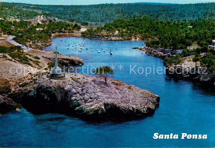 Santa Ponsa Mallorca Islas Baleares Vista aérea de una de sus caletas