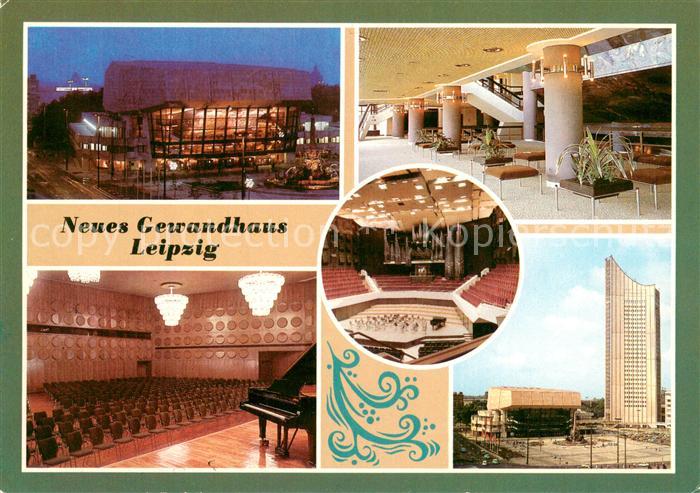 LEIPZIG Sachsen Neues Gewandhaus Foyer Saal Konzerthaus Hochhaus der Karl Marx U