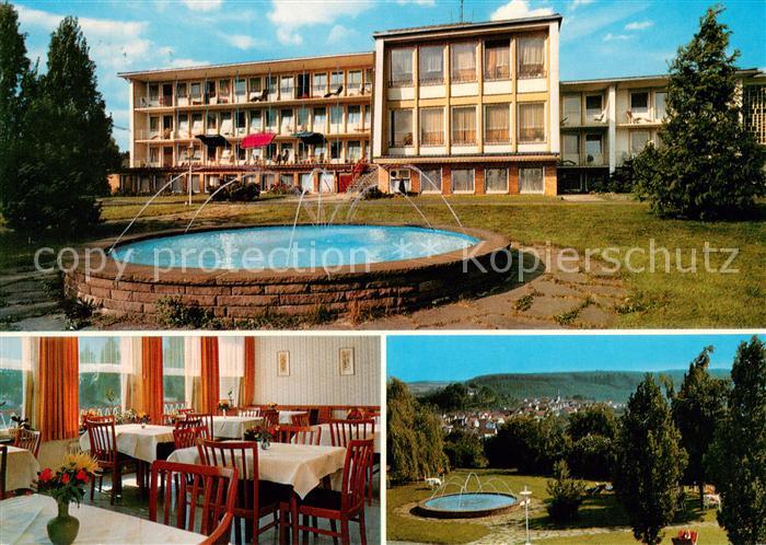 Homberg Ohm Klinik Am hohen Berg Speisesaal Park Panorama