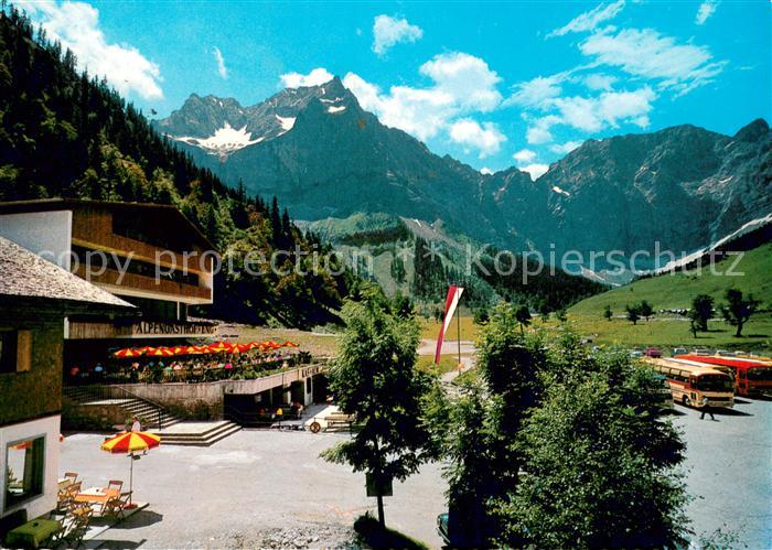 Hinterriss Tirol Alpengasthof Eng am grossen Ahornboden Karwendelgebirge