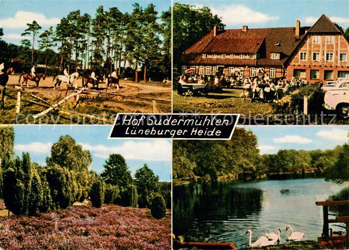 Egestorf Nordheide Hotel Hof Sudermuehlen Reitstall Teich Lueneburger Heide