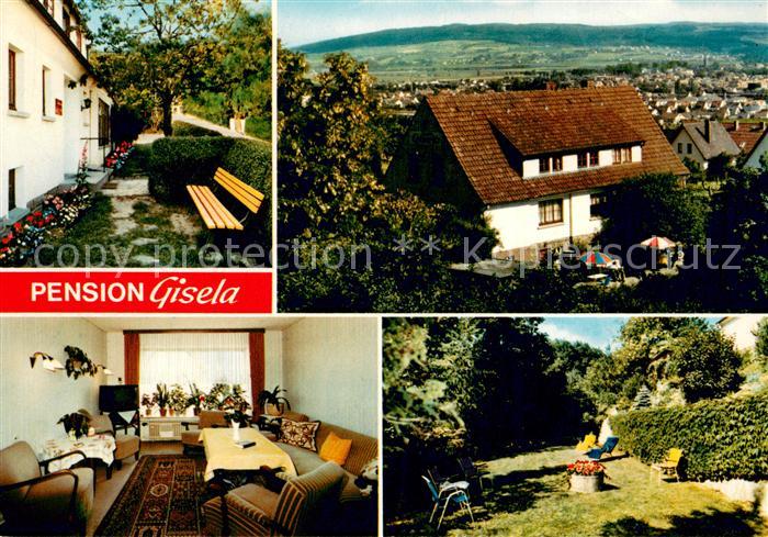 Todenmann Pension Gisela Garten Panorama