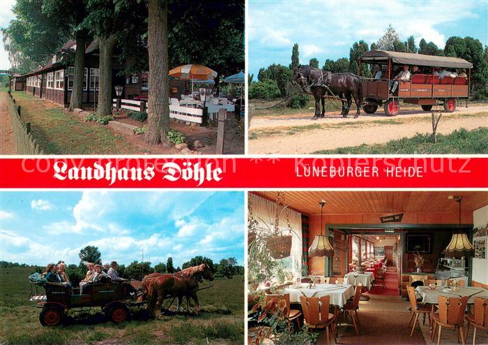 Doehle Landhaus Doehle Cafe Restaurant Planwagen Kutschwagenfahrten Lueneburger