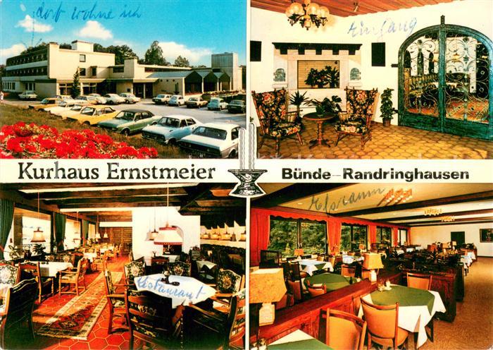 Randringhausen Bad Kurhaus Ernstmeier Schwefelmoor Restaurant Eingang