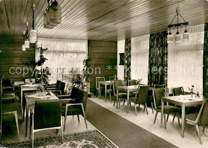 Schmallenberg Cafe Pension Dommes Gastraum