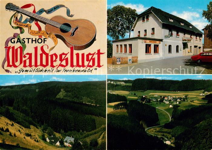 Gemeinreuth Wald Gasthof Waldeslust Gitarre Panorama Frankenwald