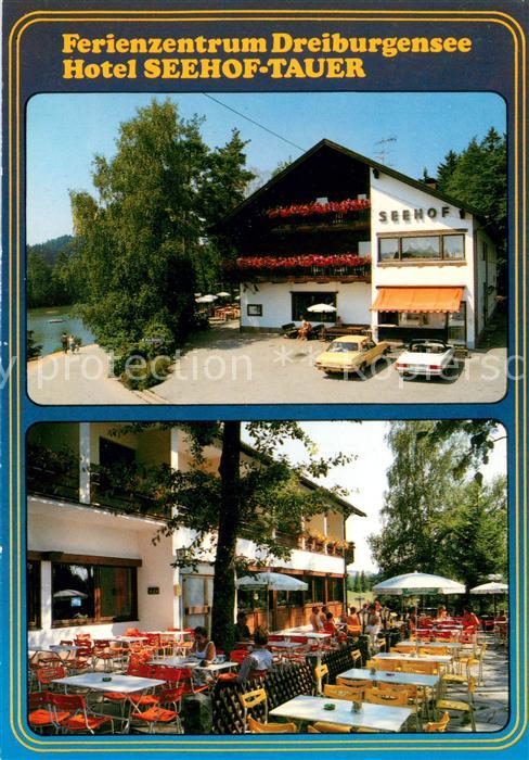 Tittling Ferienzentrum Dreiburgensee Hotel Seehof Tauer Restaurant Terrasse