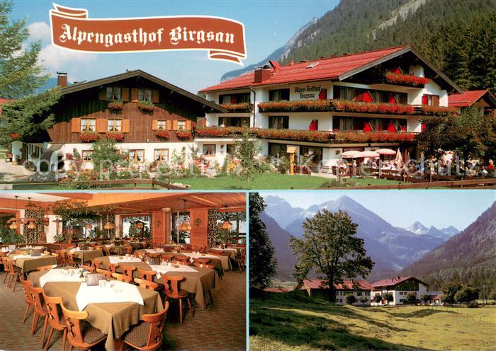 Birgsau Alpengasthof Restaurant Alpenblick