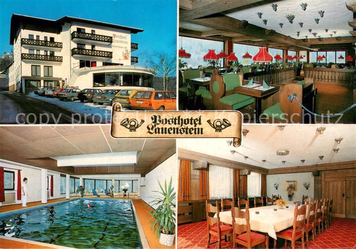 Lauenstein Oberfranken Posthotel Lauenstein Restaurant Hallenbad Luftkurort