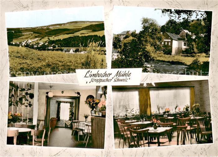 Limbach Westerwald Gasthof Pension Limbacher Muehle Landschaftspanorama