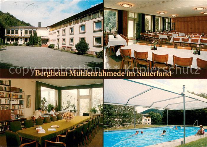 Muehlenrahmede Bergheim Erholungs- und Bildungsstaette Swimming Pool