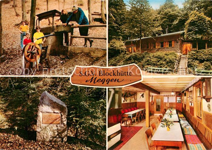 Meggen Faulebutter S.G.V. Blockhuette Gaesteraum Gedenkstein