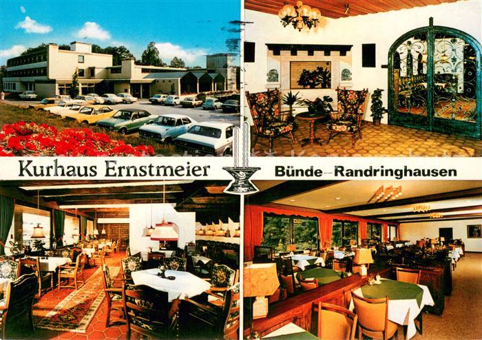 Bad Randringhausen Kurhaus Ernstmeier Sanatorium Restaurant Cafe Foyer